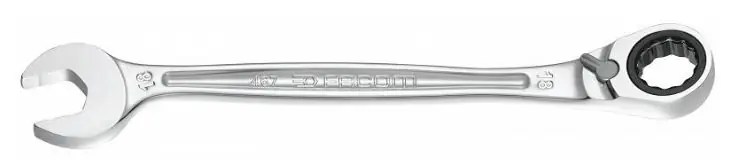 Facom 467B.34 Clé à cliquet à anneau Ultra-grip 34 mm mesures métriques Longueur 455 mm