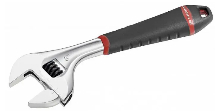 Facom 101.8GPB Clé à molette bi-matière 201 mm