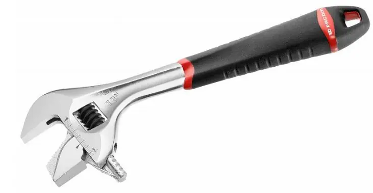 Facom 101.15GR Clé à molette bi-matière 376 mm