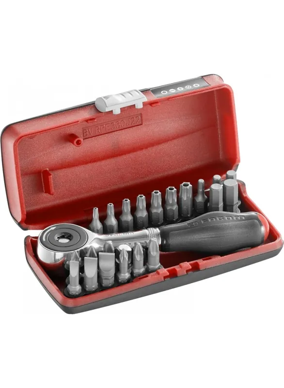 Facom R.PE360J22PB Jeu d‘embouts 1/4 ‘‘ 22 pièces