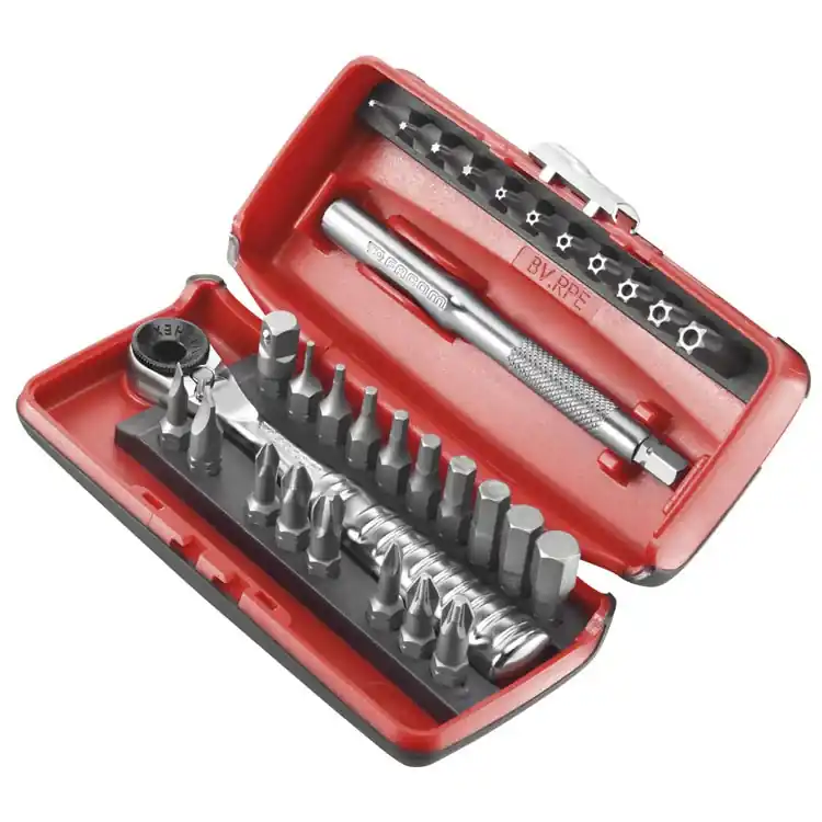 Facom R.PEJ31PB Jeu d‘embouts avec cliquet 1/4" 31 pcs