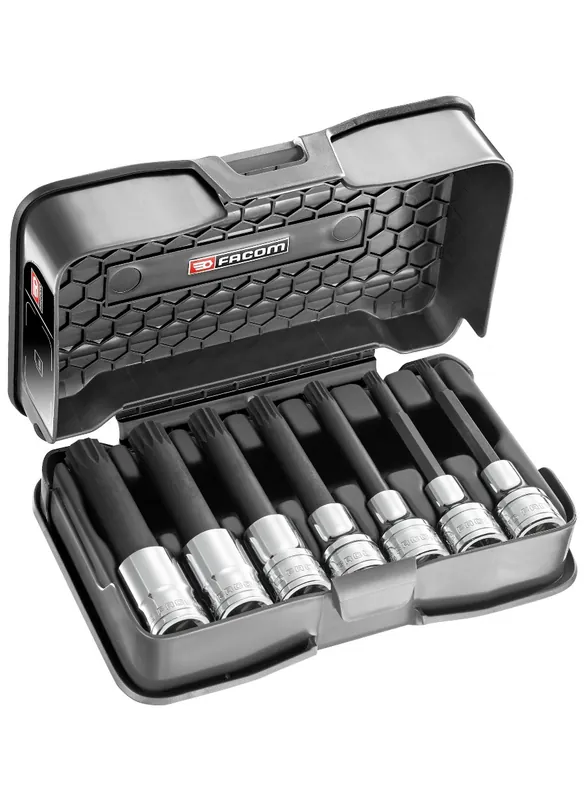 Facom SVL.J7APB Jeu de douilles à chocs longues 1/2" Torx® 7 pièces