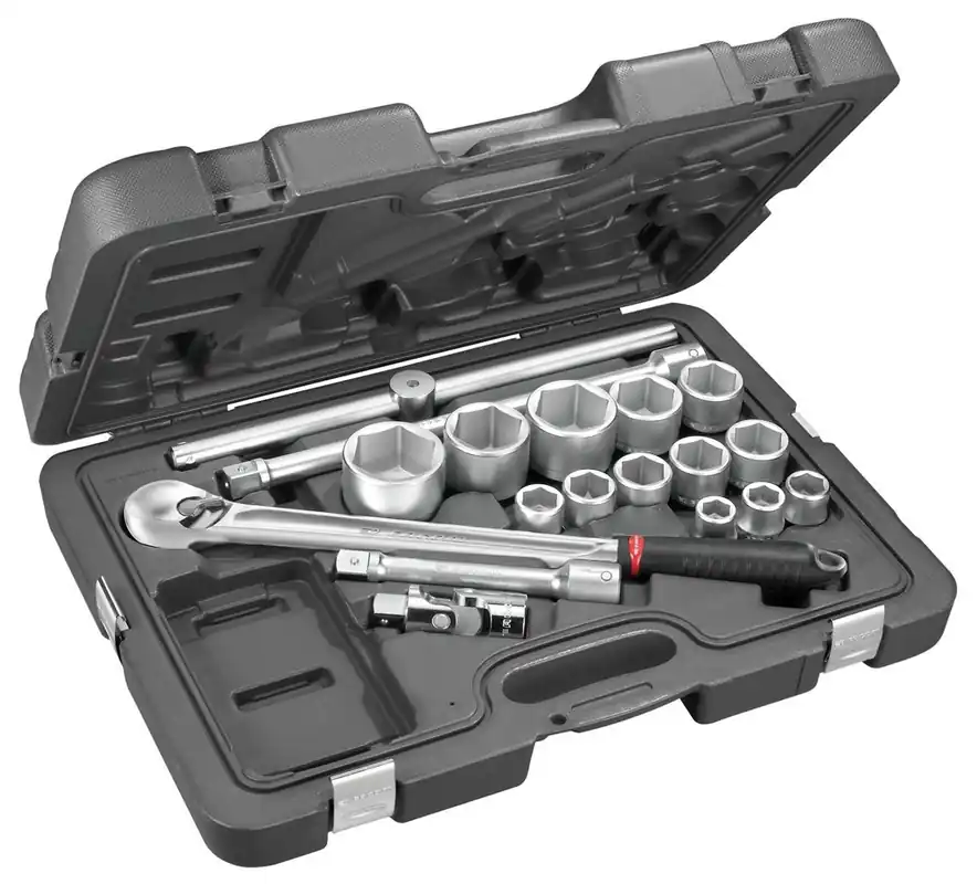 Facom KL.500PB Jeu de douilles 6 côtés 3/4‘‘ 18 pièces