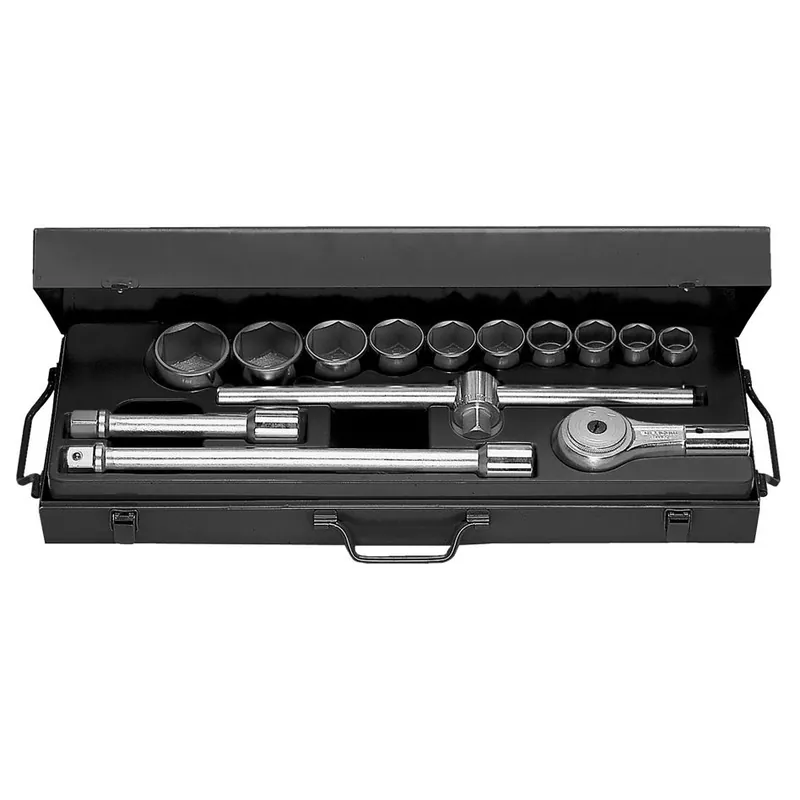 Facom K.421N Jeu de douilles métriques 6 côtés 3/4" 14 pièces
