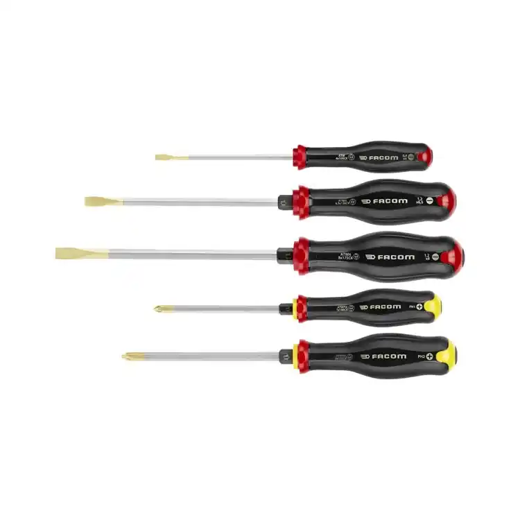 Facom ATWCK.J5PB Jeu de tournevis Protwist® 6 faces 5 pièces