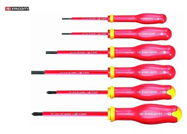 Facom ATPVE.J6PB Jeu de tournevis 1000V 6 pièces