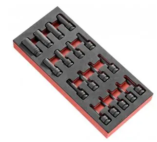 Facom MODM.NSXPB MODULE 1/2" Impact TORX Sockets 17-Piece