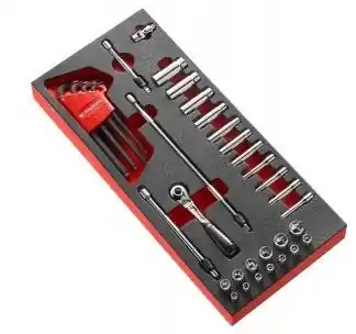 Facom MODM.RL2 MODULE Jeu de douilles 1/4" avec cliquet 6 faces