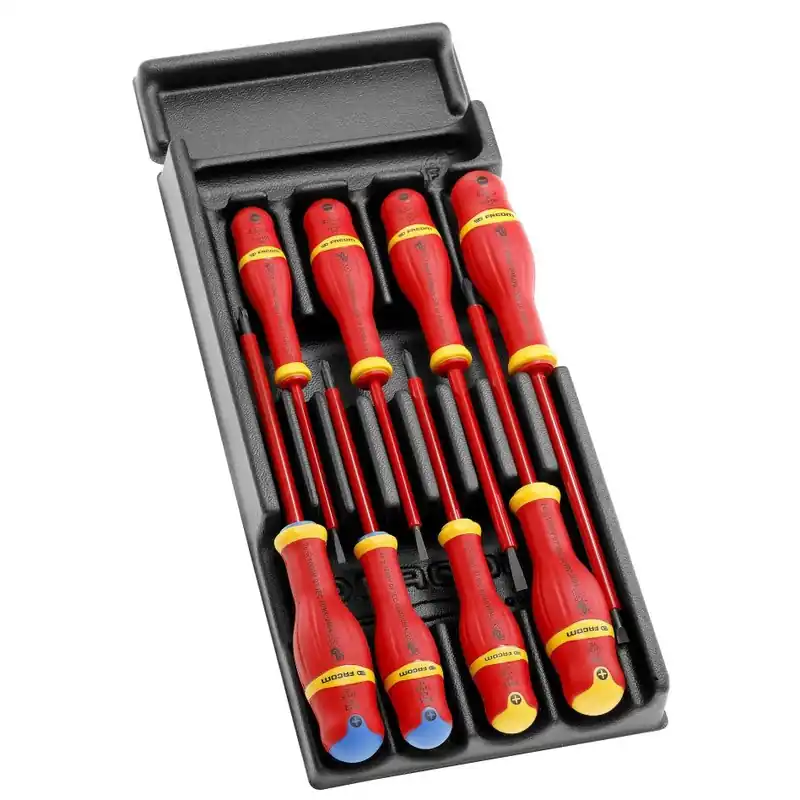 Facom MOD.AT1VE Tournevis PROTWIST® isolés 1000 volts 8 pièces