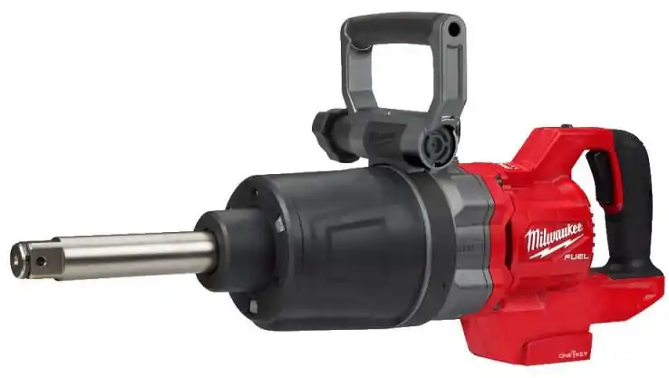 Milwaukee 4933471755 M18 ONEFHIWF1D-0C Clé à chocs à batterie 1" avec clé unique Fuel Battery Impact Wrench D-handle + extended shaft 18V excl. batteries et chargeur