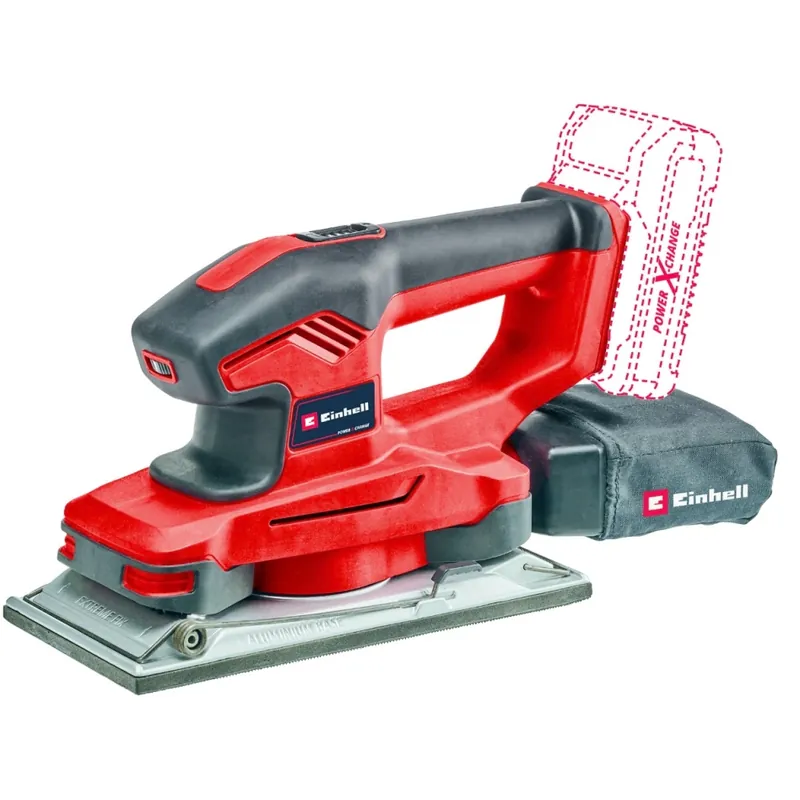 Einhell 4460720 TE-OS 18/230 Li ponceuse orbitale sans fil 18V hors batteries et chargeur