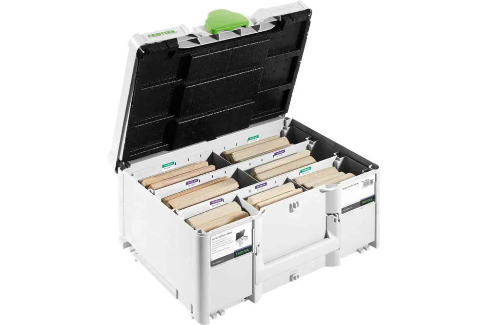 Festool Accessoires 576792 DOMINO DF700 XL systainerset DS/XL D12/D14 128 BU