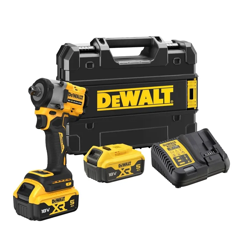 DeWalt DCF922P2T-QW Clé à chocs 1/2" 18V 5.0 Li-Ion dans une mallette TSTAK