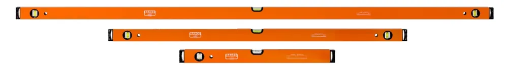 Bahco 416-SET-1 Set de 3 niveaux à bulle 600-1200-1800 mm