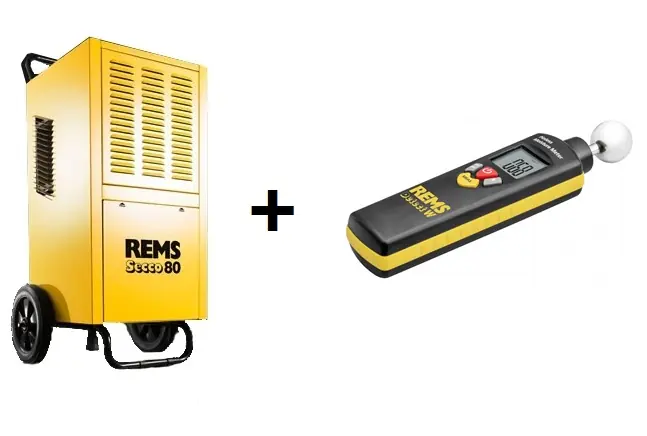 Rems 132X01 R220 Secco 80 Set Déshumidificateur + Détecteur d‘humidité W