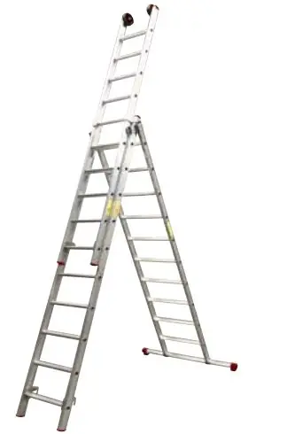 Little Jumbo 1250470314 Échelle de réforme SuperPro 3 x 14 échelons droite avec barre stabilisatrice