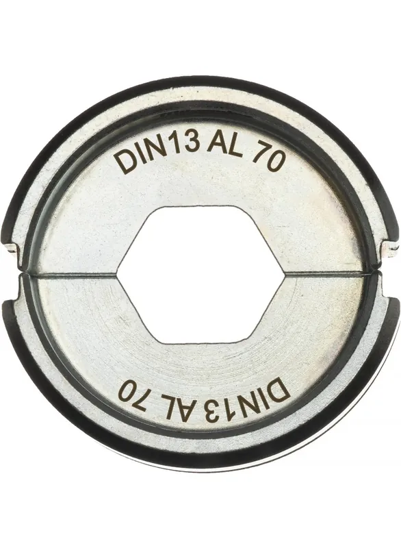 Milwaukee Accessoires 4932459509 DIN13 AL 70 Mâchoire de sertissage pour M18 HCCT 109/42 pince à sertir les câbles