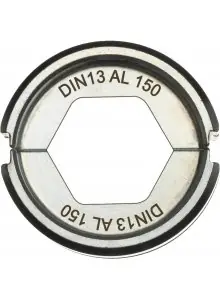 Milwaukee Accessoires 4932459511 DIN13 AL 150 Mâchoire de sertissage 150mm2 pour pince à sertir les câbles M18 HCCT 109/42