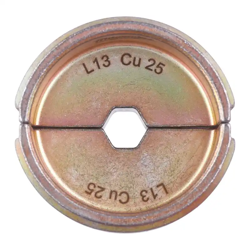 Milwaukee Accessoires 4932464501 L13 CU 25 Mâchoire de sertissage 25mm2 pour pince à sertir les câbles M18 HCCT 109/42