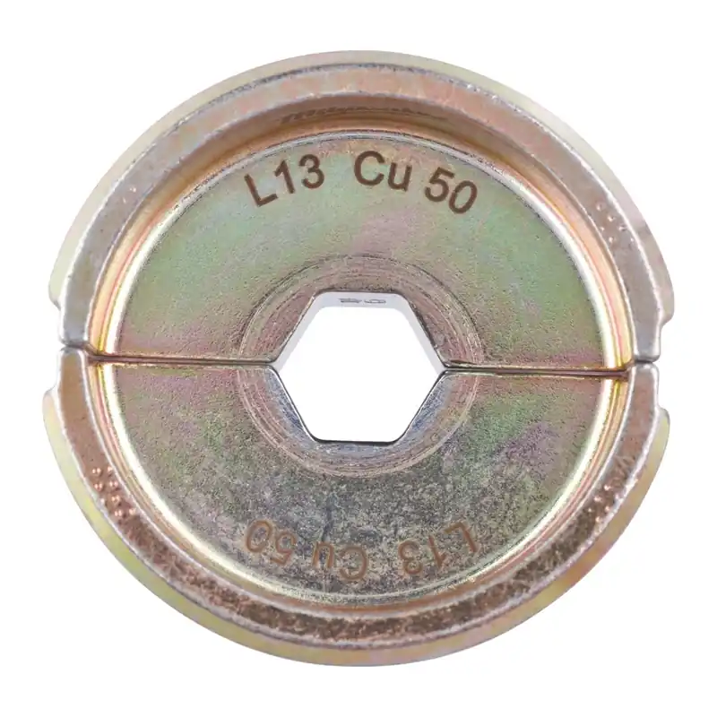 Milwaukee Accessoires 4932464503 L13 CU 50 Mâchoire de sertissage pour pince à sertir les câbles M18 HCCT 109/42