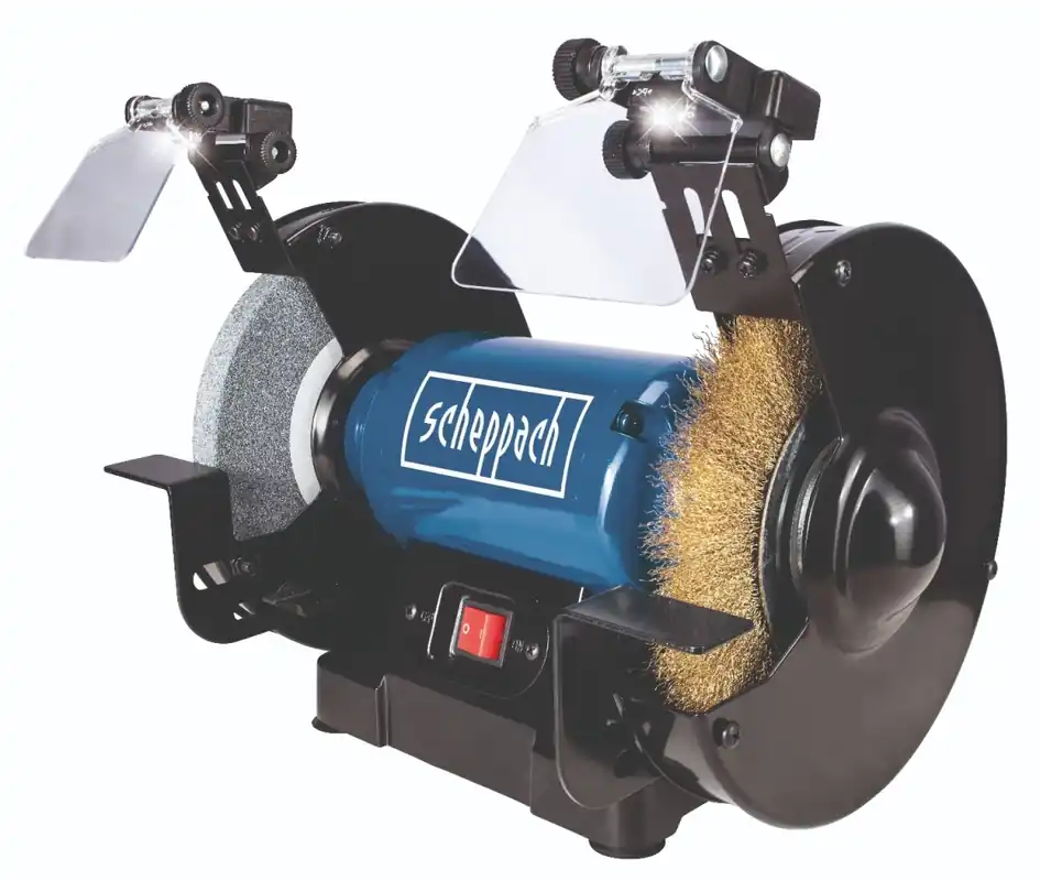 Scheppach 5903111901 SM200LB Meuleuse-polisseuse 200 mm