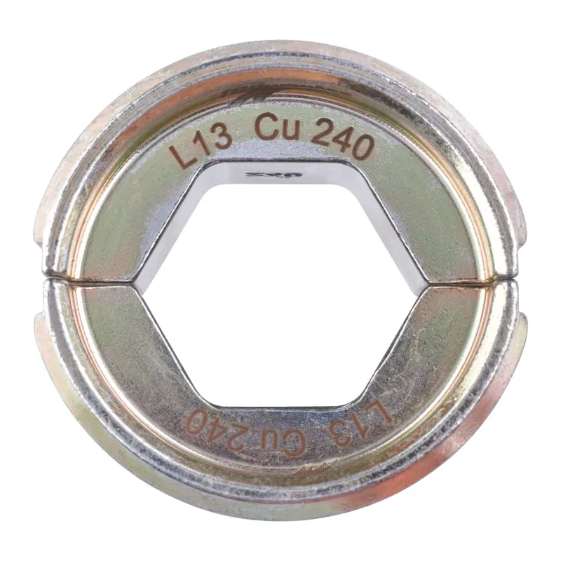 Milwaukee Accessoires 4932464509 L13 CU 240 Mâchoire de sertissage pour pince à sertir les câbles M18 HCCT 109/42