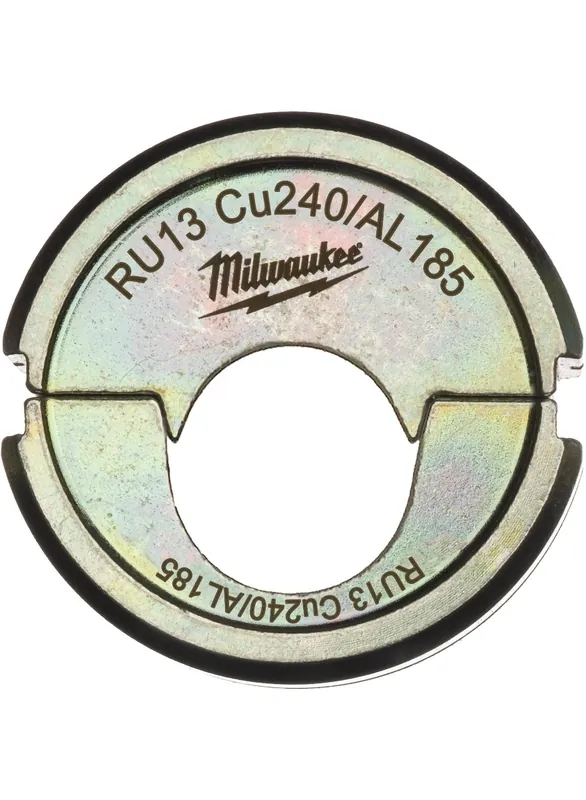 Milwaukee Accessoires 4932459491 RU13 Cu240/AL185 Pince à sertir 240/185mm2 pour M18 HCCT 109/42 Pince à sertir pour câbles