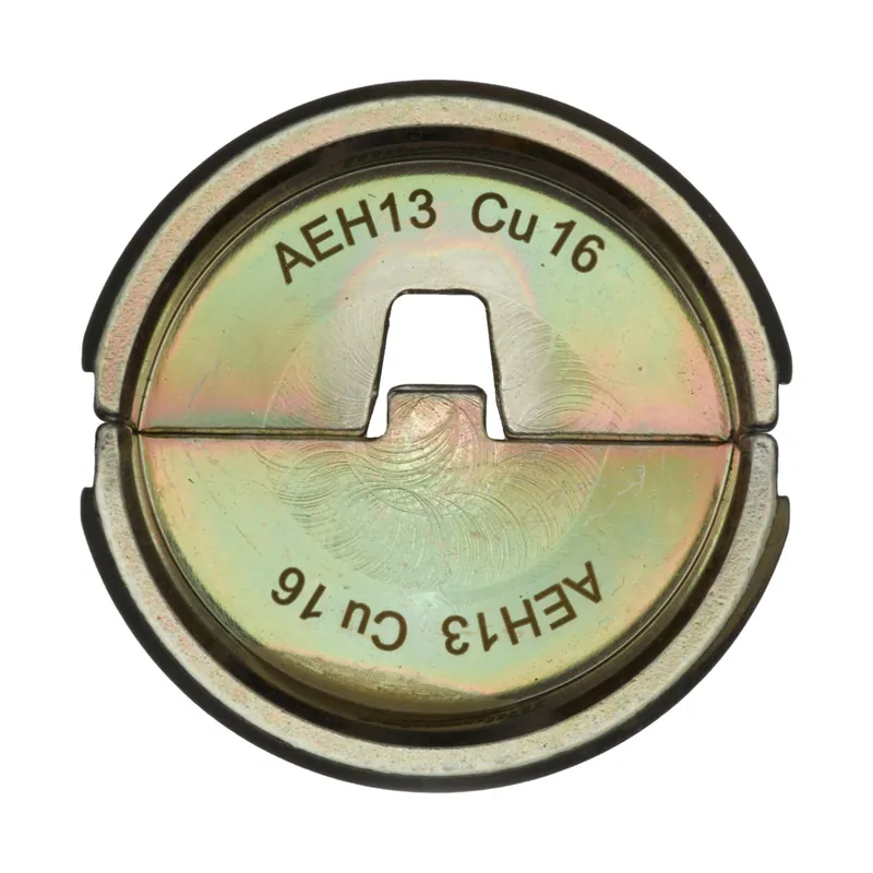 Milwaukee Accessoires 4932459515 AEH13 CU 16 Mâchoire de sertissage 16mm2 pour pince à sertir les câbles M18 HCCT 109/42