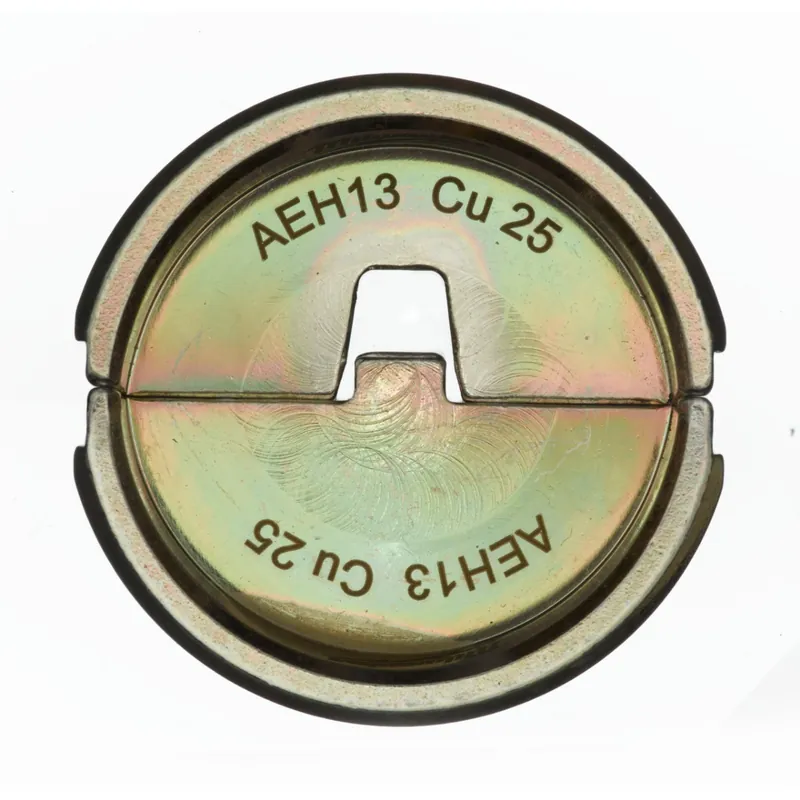 Milwaukee Accessoires 4932459516 AEH13 CU 25 Mâchoire de sertissage 25mm2 pour pince à sertir les câbles M18 HCCT 109/42