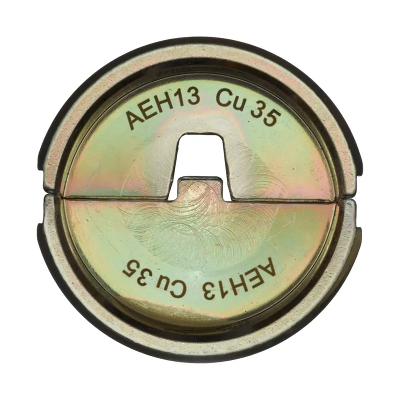 Milwaukee Accessoires 4932459517 AEH13 CU 35 Mâchoire de sertissage pour pince à sertir les câbles M18 HCCT 109/42