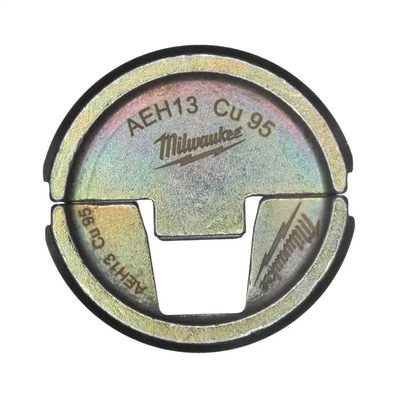 Milwaukee Accessoires 4932459520 AEH13 CU 95 Mâchoire de sertissage 95mm2 pour M18 HCCT 109/42 Sertisseuses de câbles