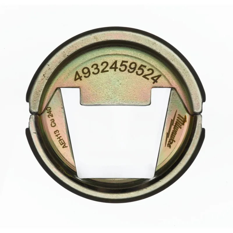 Milwaukee Accessoires 4932459524 AEH13 CU 240 Mâchoire de sertissage pour les sertisseuses de câbles M18 HCCT 109/42