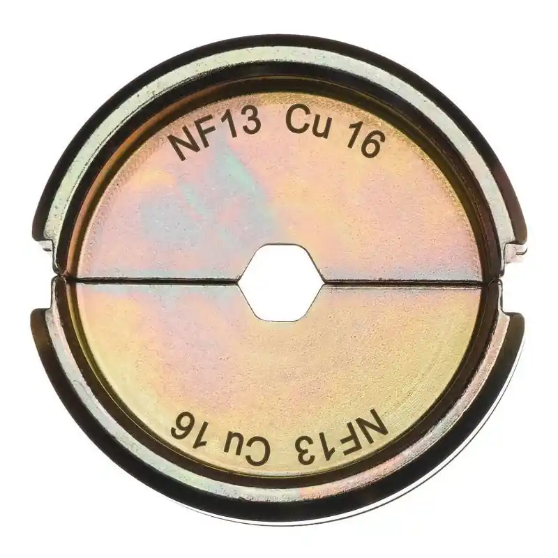 Milwaukee Accessoires 4932459453 Mâchoire de sertissage NF13 CU 16 16mm2 pour M18 HCCT 109/42 Sertisseurs de câbles