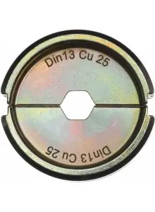 Milwaukee Accessoires 4932459466 DIN13 CU 25 Mâchoire de sertissage pour M18 HCCT 109/42 pince à sertir les câbles