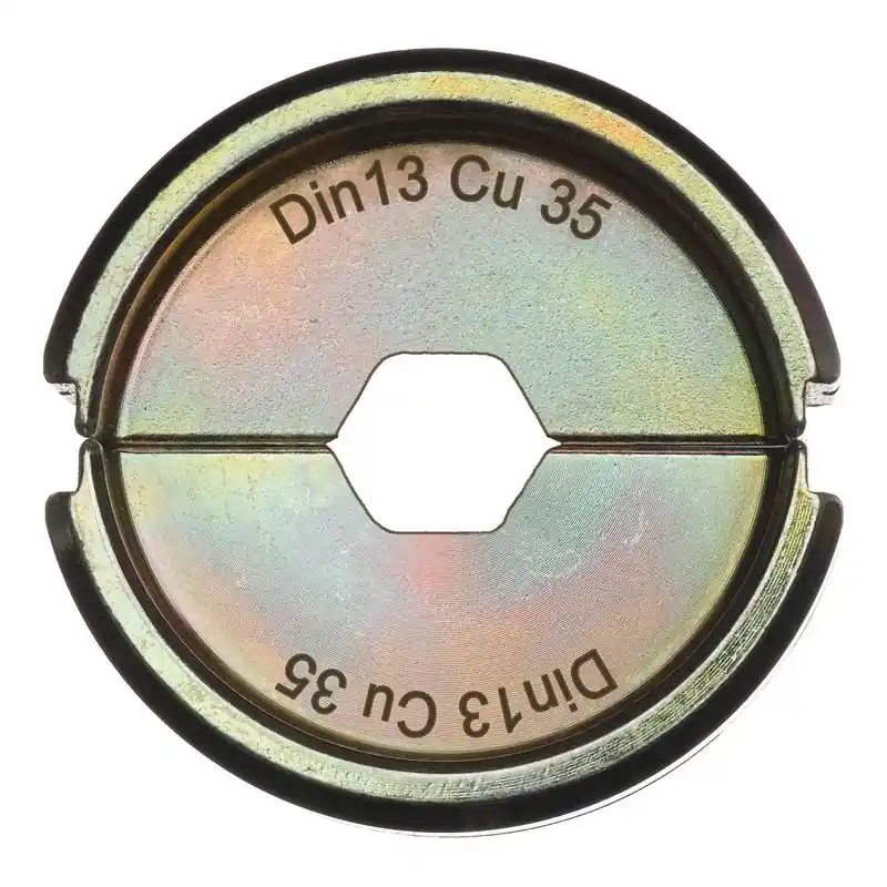 Milwaukee Accessoires 4932459467 DIN13 CU 35 Mâchoire de sertissage pour pince à sertir les câbles M18 HCCT 109/42