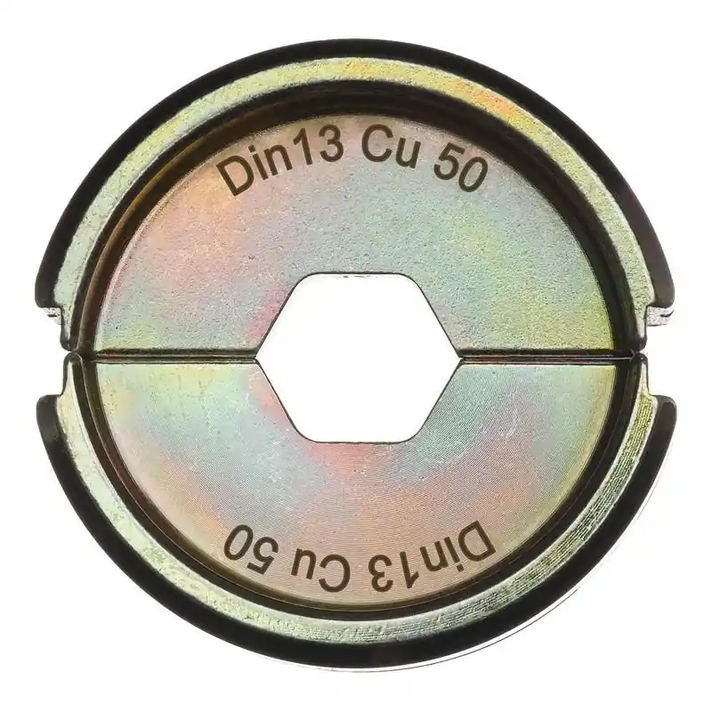 Milwaukee Accessoires 4932459468 DIN13 CU 50 Mâchoire de sertissage pour M18 HCCT 109/42 pince à sertir les câbles