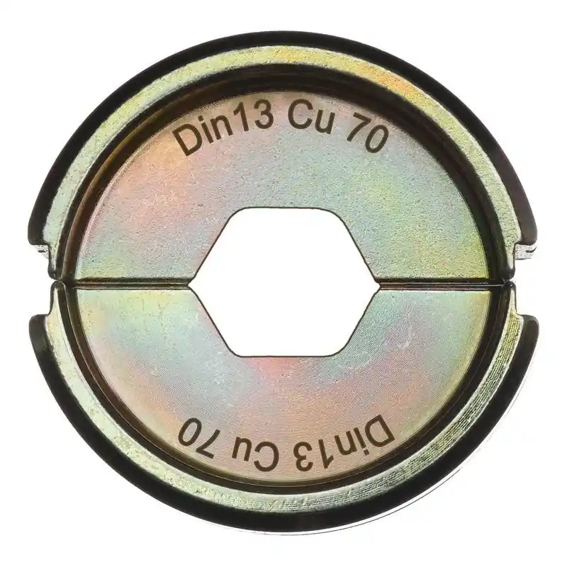 Milwaukee Accessoires 4932459469 DIN13 CU 70 Mâchoire de sertissage pour M18 HCCT 109/42 pince à sertir les câbles