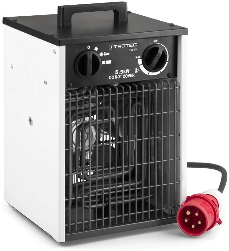 Trotec 1410000017 Poêle électrique TDS 30 5,5 kW 400 volts