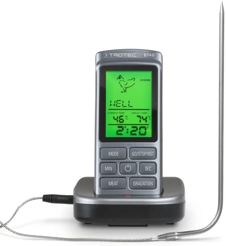 Trotec 3510205007 BT40 Thermomètre de gril