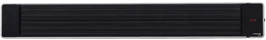 Trotec 1410003330 IRD 2400 Chauffage radiant Noir