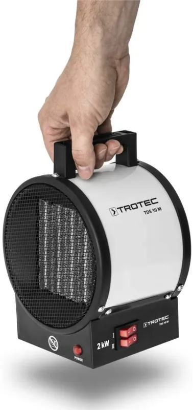 Trotec 1410000050 TDS 10 M Chauffage électrique 2 kW
