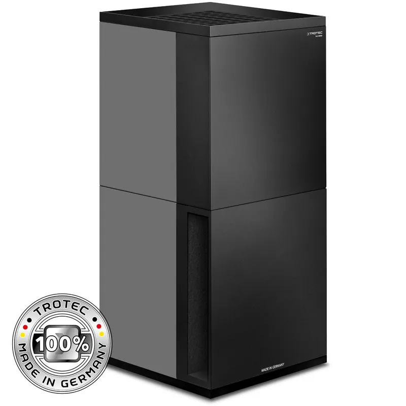 Trotec 1580010145 Purificateur d‘air ambiant TAC M TOWER en gris basalte / noir