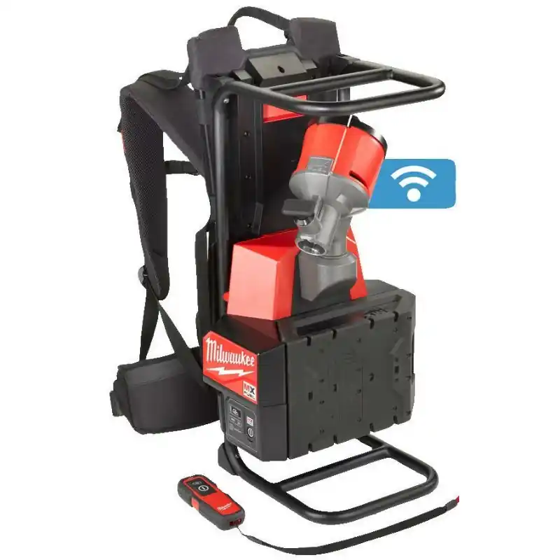 Milwaukee MX 4933479595 MX Fuel MXF CVBP-0 Accu Vibrateur à béton dorsal hors batteries et chargeur