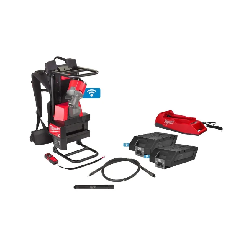 Milwaukee MX 4933479593 MX Fuel MXF CVBPKIT-602 Batterie de secours Aiguille vibrante pour béton