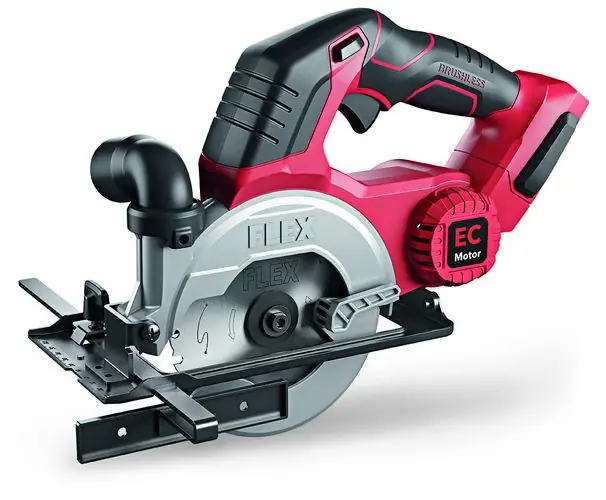 Flex-tools 517674 CS 45 18.0-EC C Scie circulaire sans fil compacte avec gabarit pendulaire 18V hors batteries et chargeur