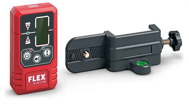 Flex-tools 500755 RC-ALC 3/360 récepteur laser vert