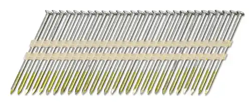 HIKOKI Accessoires 753626 Clous Tête en O 3.1x90mm 21° annelés galvanisés 2500 pcs