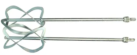 HIKOKI Accessoires 375615 Palette de mélange pour de grandes quantités de plâtre et de ciment M27 135 x 600 mm