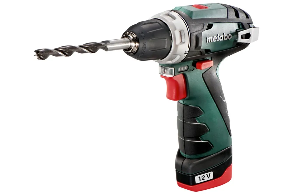Metabo 600080500 PowerMaxx BS Basic Perceuse sans fil 12V 2.0Ah Li-Ion