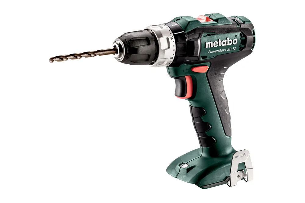 Metabo 601076890 PowerMaxx SB 12 Perceuse à percussion à batterie 12V sauf batteries et chargeur